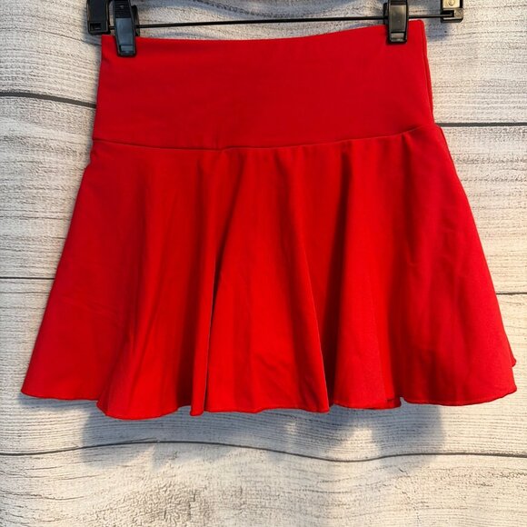 Halara Red Athletic Skort With Built-In Shorts Size XS - Picture 1 of 4
